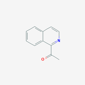 molecular formula C11H9NO B1590090 1-(异喹啉-1-基)乙酮 CAS No. 58022-21-2