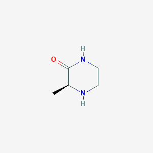 molecular formula C5H10N2O B1590091 (S)-3-甲基哌嗪-2-酮 CAS No. 78551-38-9