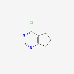 molecular formula C7H7ClN2 B1590094 4-氯-6,7-二氢-5H-环戊并[d]嘧啶 CAS No. 83942-13-6