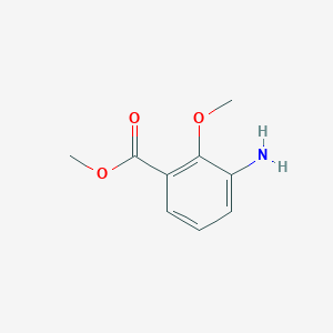 B1590095 Methyl 3-amino-2-methoxybenzoate CAS No. 5129-25-9