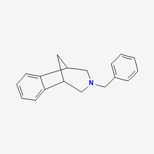 molecular formula C18H19N B1590110 3-Benzyl-2,3,4,5-tetrahydro-1H-1,5-methanobenzo[d]azepine CAS No. 230615-48-2