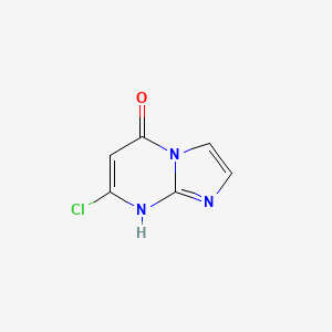 molecular formula C6H4ClN3O B1590118 7-氯咪唑并[1,2-a]嘧啶-5(1H)-酮 CAS No. 57473-33-3