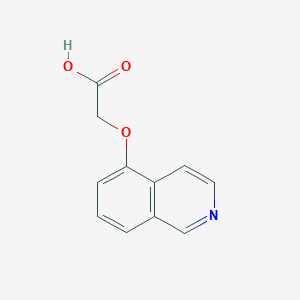 molecular formula C11H9NO3 B1590157 (异喹啉-5-yloxy)乙酸 CAS No. 80278-25-7