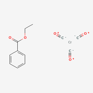 molecular formula C12H10CrO5 B1590168 (苯甲酸乙酯)三羰基铬(0) CAS No. 32874-26-3