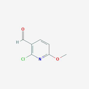 molecular formula C7H6ClNO2 B1590175 2-氯-6-甲氧基烟酰醛 CAS No. 95652-80-5