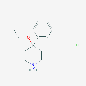 molecular formula C13H20ClNO B159018 4-Ethoxy-4-phenylpiperidinium chloride CAS No. 1888-09-1