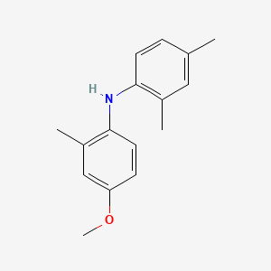 B1590187 Benzenamine, N-(2,4-dimethylphenyl)-4-methoxy-2-methyl- CAS No. 41374-20-3