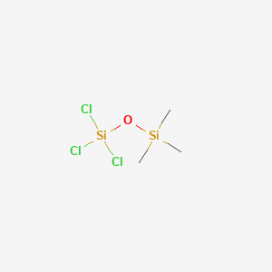 molecular formula C3H9Cl3OSi2 B1590188 1,1,1-Trichloro-3,3,3-trimethyldisiloxane CAS No. 2750-45-0