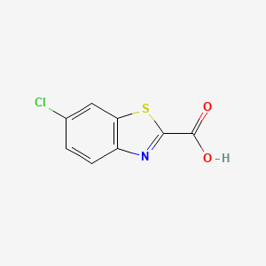 molecular formula C8H4ClNO2S B1590190 6-氯苯并[d]噻唑-2-羧酸 CAS No. 3622-03-5