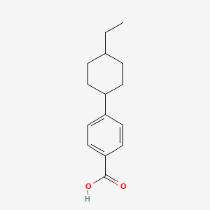 molecular formula C15H20O2 B1590193 4-(反式-4-乙基环己基)苯甲酸 CAS No. 87592-41-4