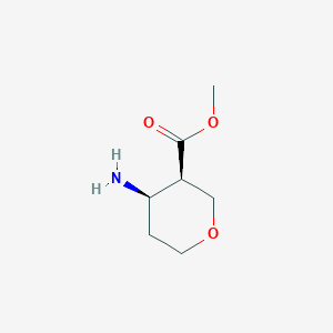 B1590200 (3R,4R)-methyl 4-aminotetrahydro-2H-pyran-3-carboxylate CAS No. 503168-22-7