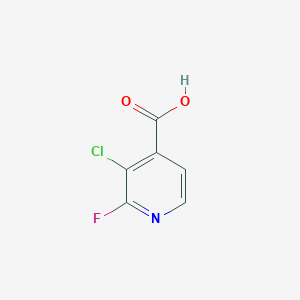 molecular formula C6H3ClFNO2 B1590202 3-氯-2-氟吡啶-4-羧酸 CAS No. 741683-19-2
