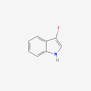 molecular formula C8H6FN B1590210 3-氟-1H-吲哚 CAS No. 66946-81-4