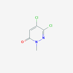 molecular formula C5H4Cl2N2O B1590215 5,6-Dichloro-2-methylpyridazin-3(2H)-one CAS No. 6794-35-0