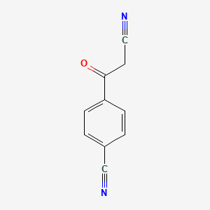 molecular formula C10H6N2O B1590223 4-(2-氰基乙酰基)苯甲腈 CAS No. 71292-11-0