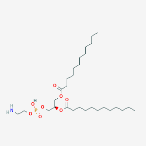 molecular formula C29H58NO8P B159024 1,2-二月桂酰-sn-甘油-3-磷酸乙醇胺 CAS No. 59752-57-7