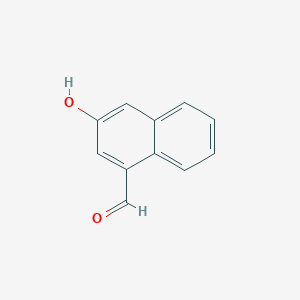 molecular formula C11H8O2 B1590246 3-羟基-1-萘甲醛 CAS No. 91136-43-5