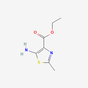 molecular formula C7H10N2O2S B1590253 5-氨基-2-甲基噻唑-4-羧酸乙酯 CAS No. 31785-05-4