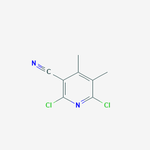 B1590262 2,6-Dichloro-4,5-dimethylpyridine-3-carbonitrile CAS No. 56704-30-4