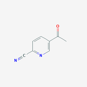 molecular formula C8H6N2O B1590281 5-乙酰基-2-氰基吡啶 CAS No. 249583-84-4