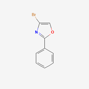 molecular formula C9H6BrNO B1590282 4-溴-2-苯基噁唑 CAS No. 861440-59-7