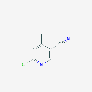 molecular formula C7H5ClN2 B1590304 6-Chloro-4-methylnicotinonitrile CAS No. 66909-35-1
