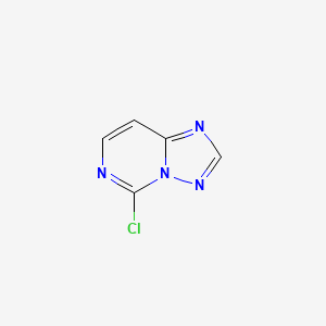 B1590318 5-Chloro-[1,2,4]triazolo[1,5-c]pyrimidine CAS No. 76044-36-5