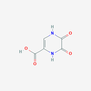 molecular formula C5H4N2O4 B1590319 5,6-二羟基吡嗪-2-羧酸 CAS No. 77168-80-0