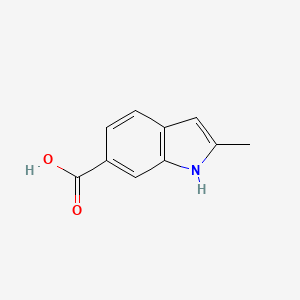 molecular formula C10H9NO2 B1590320 2-甲基-1H-吲哚-6-羧酸 CAS No. 73177-33-0