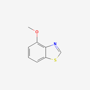 molecular formula C8H7NOS B1590321 4-甲氧基-1,3-苯并噻唑 CAS No. 3048-46-2
