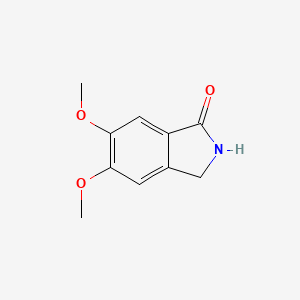 molecular formula C10H11NO3 B1590327 5,6-二甲氧基异吲哚啉-1-酮 CAS No. 59084-72-9