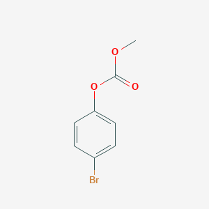 molecular formula C8H7BrO3 B159034 Carbonic acid, p-bromophenyl methyl ester CAS No. 1847-93-4