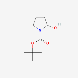 molecular formula C9H17NO3 B1590343 Tert-butyl 2-hydroxypyrrolidine-1-carboxylate CAS No. 84766-91-6