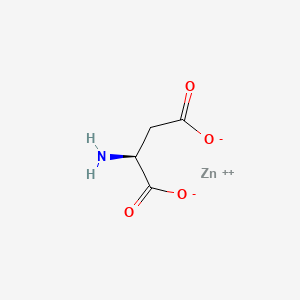molecular formula C4H5NO4Zn B1590350 L-天冬氨酸锌 CAS No. 36393-20-1