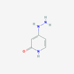 molecular formula C5H7N3O B1590358 4-Hydrazinylpyridin-2(1H)-one CAS No. 106689-41-2