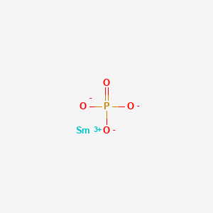 molecular formula O4PSm B1590359 Samarium phosphate CAS No. 13465-57-1
