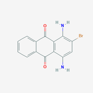 molecular formula C14H9BrN2O2 B159036 9,10-Anthracenedione, 1,4-diamino-2-bromo- CAS No. 10165-31-8