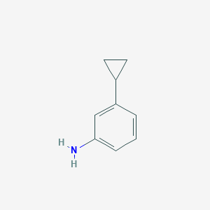 molecular formula C9H11N B1590365 3-Cyclopropylaniline CAS No. 485402-64-0