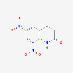 molecular formula C9H7N3O5 B1590368 6,8-二硝基-3,4-二氢喹啉-2(1H)-酮 CAS No. 296759-27-8