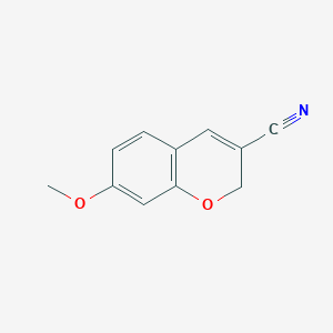 molecular formula C11H9NO2 B1590376 7-甲氧基-2H-色烯-3-腈 CAS No. 57543-70-1