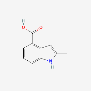 molecular formula C10H9NO2 B1590381 2-甲基-1H-吲哚-4-羧酸 CAS No. 34058-50-9