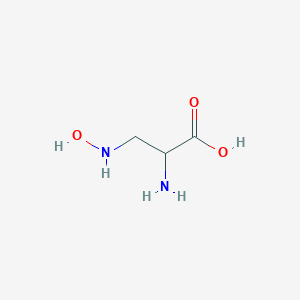 molecular formula C3H8N2O3 B015904 2-氨基-3-(羟氨基)丙酸 CAS No. 5854-94-4