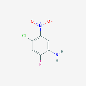 molecular formula C6H4ClFN2O2 B1590416 4-氯-2-氟-5-硝基苯胺 CAS No. 86988-02-5