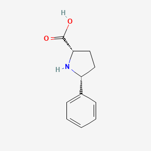 B1590418 (2S,5R)-5-phenylpyrrolidine-2-carboxylic acid CAS No. 203645-40-3