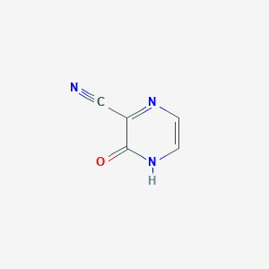 molecular formula C5H3N3O B1590420 3-羟基吡嗪-2-碳腈 CAS No. 81411-78-1