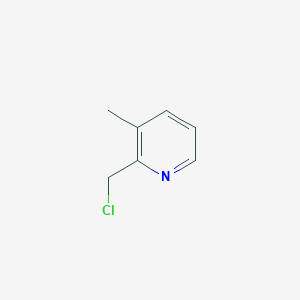 molecular formula C7H8ClN B1590430 2-(氯甲基)-3-甲基吡啶 CAS No. 4377-43-9