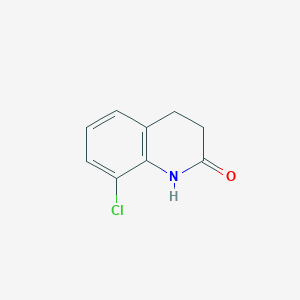 molecular formula C9H8ClNO B1590435 8-Chloro-3,4-dihydroquinolin-2(1H)-one CAS No. 83229-23-6