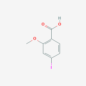 molecular formula C8H7IO3 B1590444 4-碘-2-甲氧基苯甲酸 CAS No. 89942-34-7