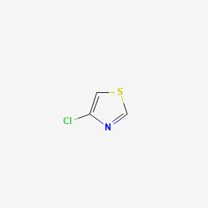 molecular formula C3H2ClNS B1590448 4-氯噻唑 CAS No. 4175-72-8