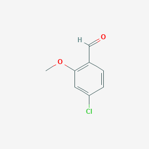 molecular formula C8H7ClO2 B1590457 4-氯-2-甲氧基苯甲醛 CAS No. 53581-86-5